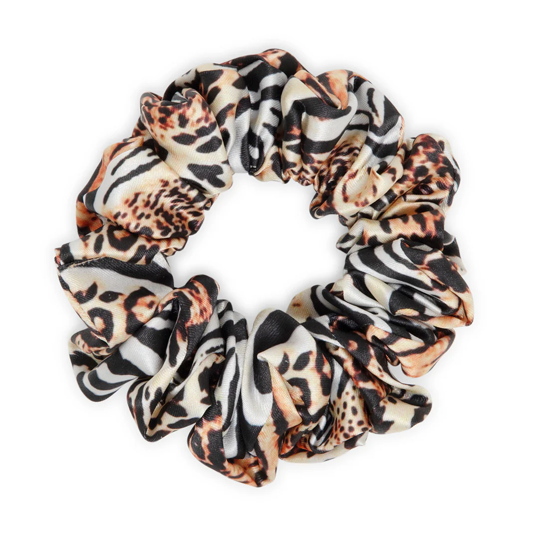 formastyles_printed satin scrunchies